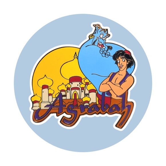 Aladdin Disney Pin: Love is an Adventure Genie in Agrabah